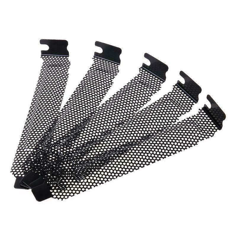 5PCS Ventilation Deflector PCI Slot Cover Frame Chassis Bits Block Cooling Fan