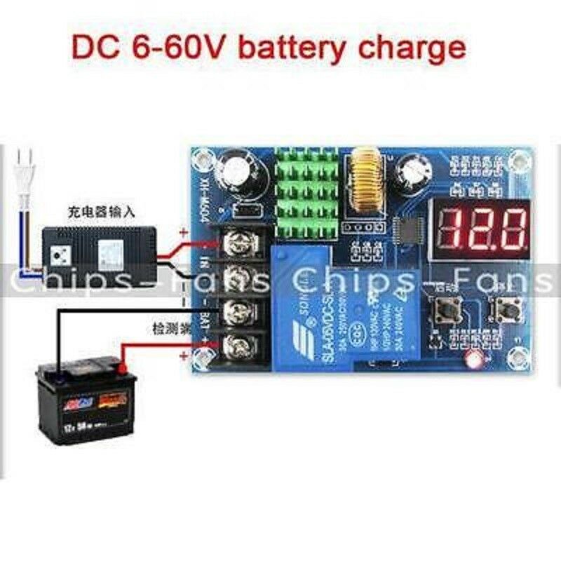 6-60V lead-acid Battery Charging Controller Protection switch 12V 24V 48V L99