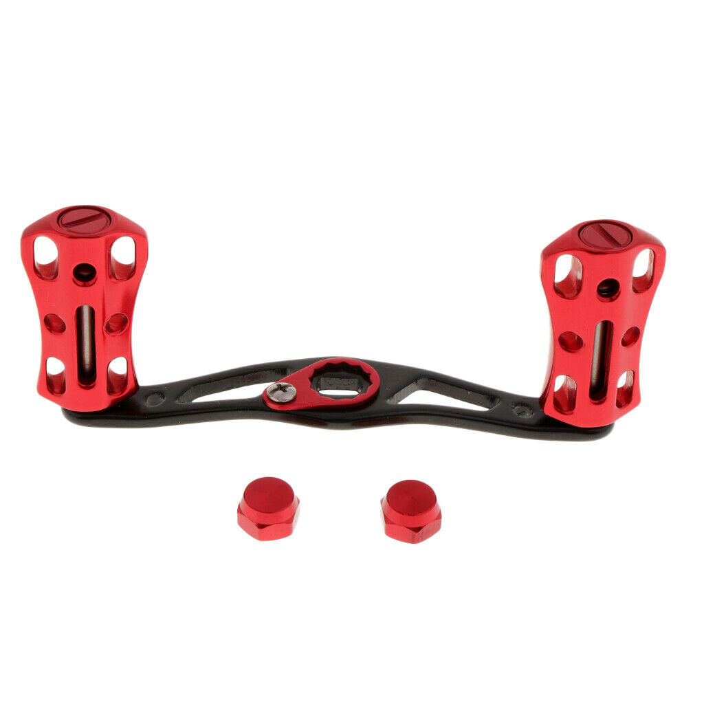 Aluminum Alloy Baitcasting Reel Handle Fishing Reel Rocker Arm Red