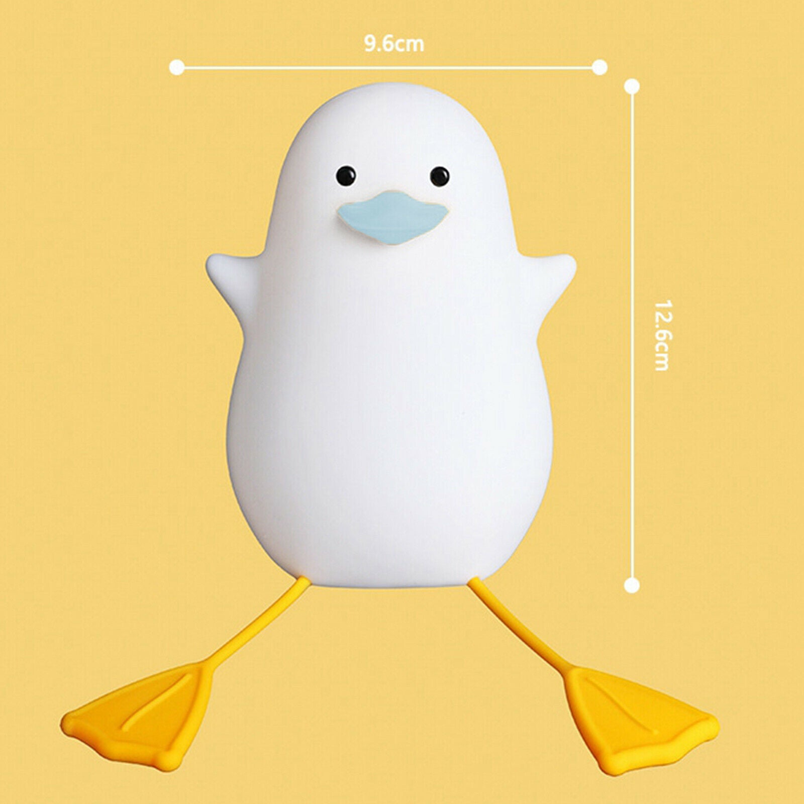 Seagull Silicone Night Light Soothing Nursery Lamp for Kids Baby Bathroom