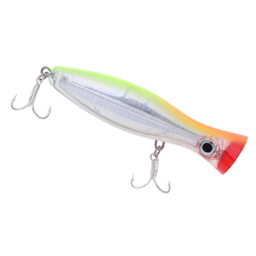 Prettyia   12cm / 4g   Popper   Fishing   Lure   Hard   Bait   Treble   Hooks