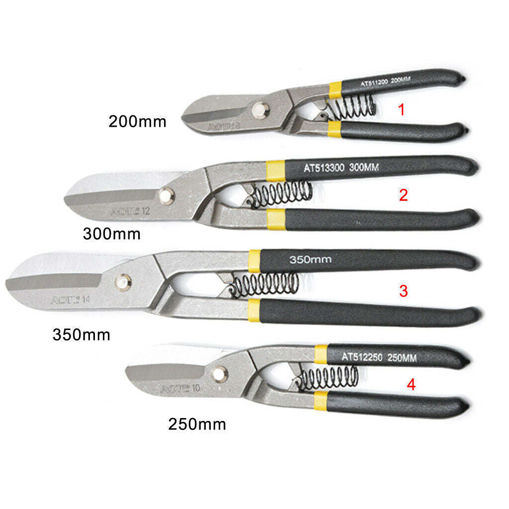 Multi-function Manual Snips Labor-saving Cutter Steel Scissors 4 Size 8"
