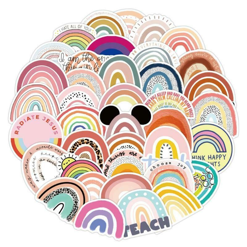 Water Proof Rainbows Board Decor Scrapbooking Decoration Stationery Paper DIY