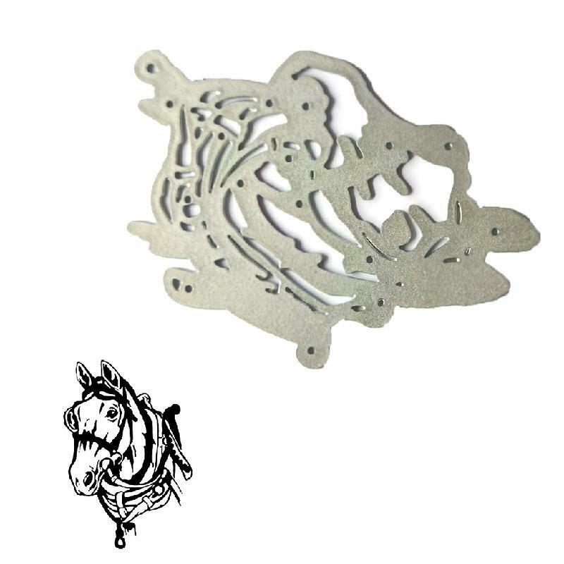 Horse Metal Cutting Dies Stencil Scrapbooking DIY Album Paper Card Embossing
