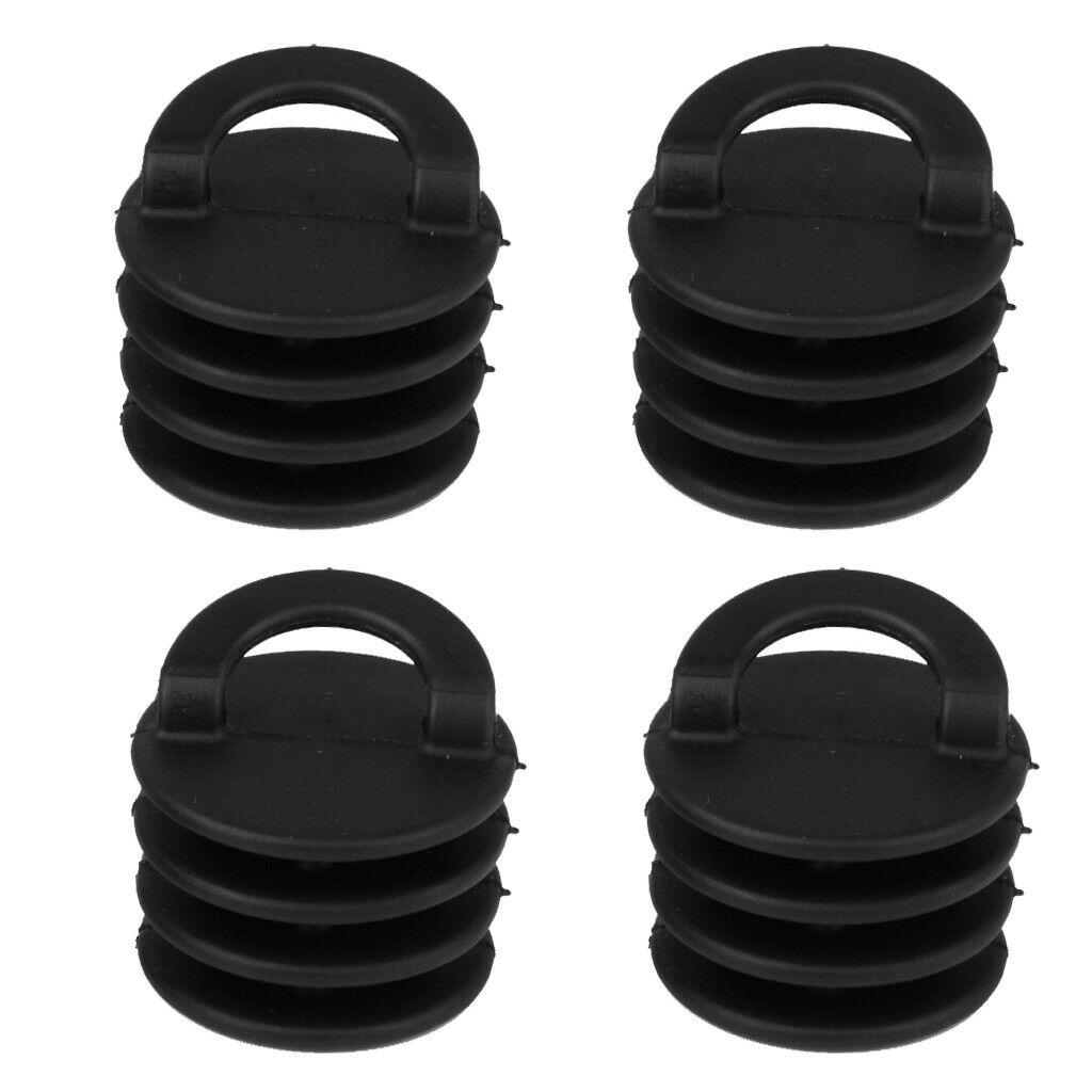 Pack 8 Marine Boat Drain Plugs - Kayak Accessories - Lightweight & Functional