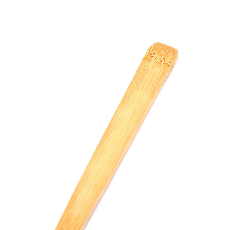 Wooden Round Bamboo Spoon Soup Tea Coffee Salt Spoon Jam Scoop Kitchen To.l8