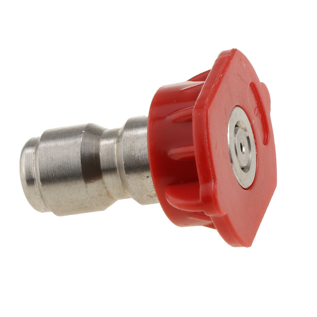 Tool Daily Pressure Washer Spray Nozzle Tips Red 0 Degrees, 1/4 inch