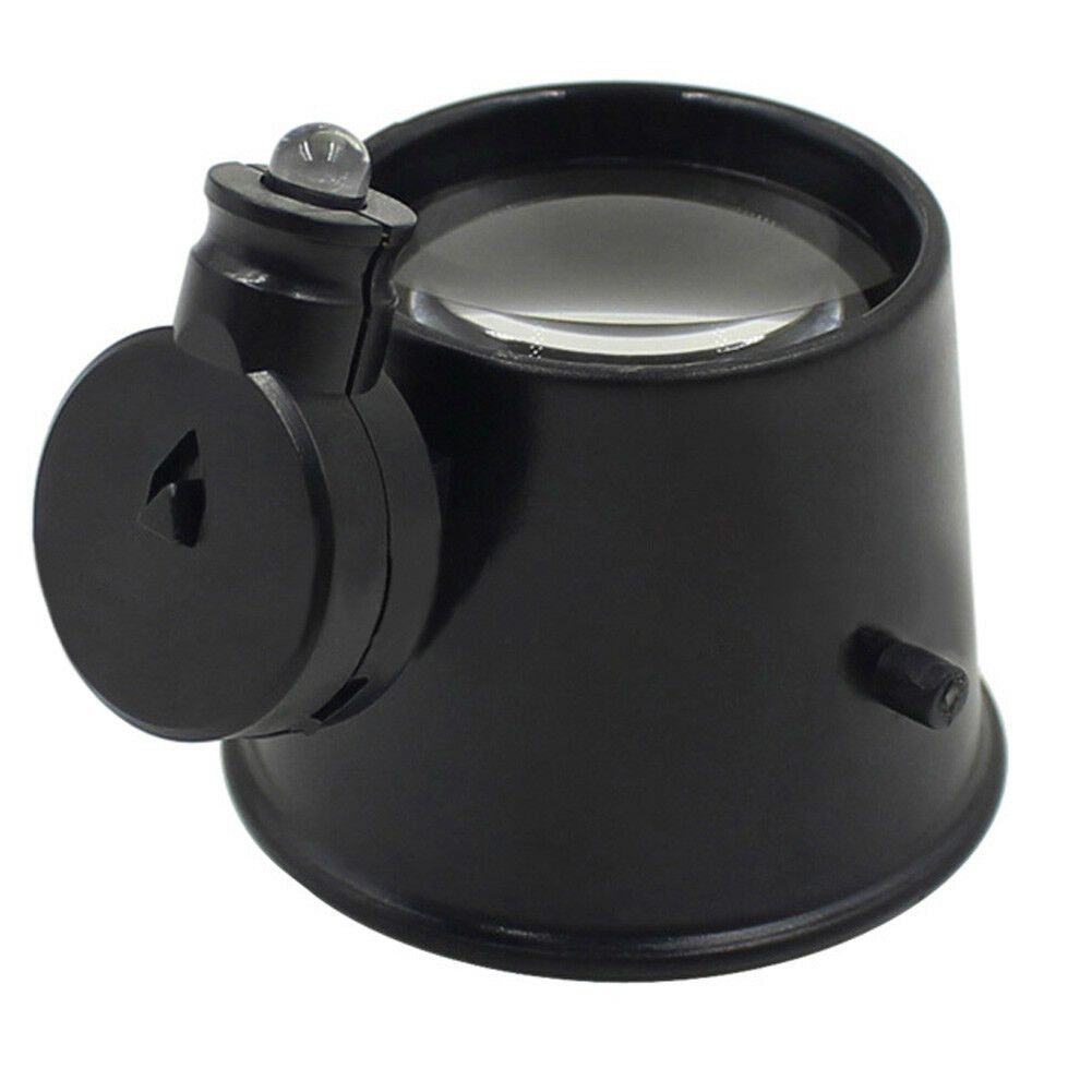 1Pcs 15x LED Hands Free Eye Loupe Lens Jewelry Watch Repair Magnifier W/Headband