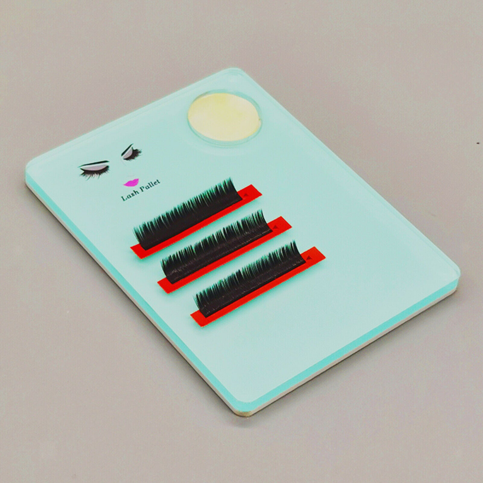 Eyelash Extension Pallet Acrylic Stand Tray Display Tool Professional Cyan