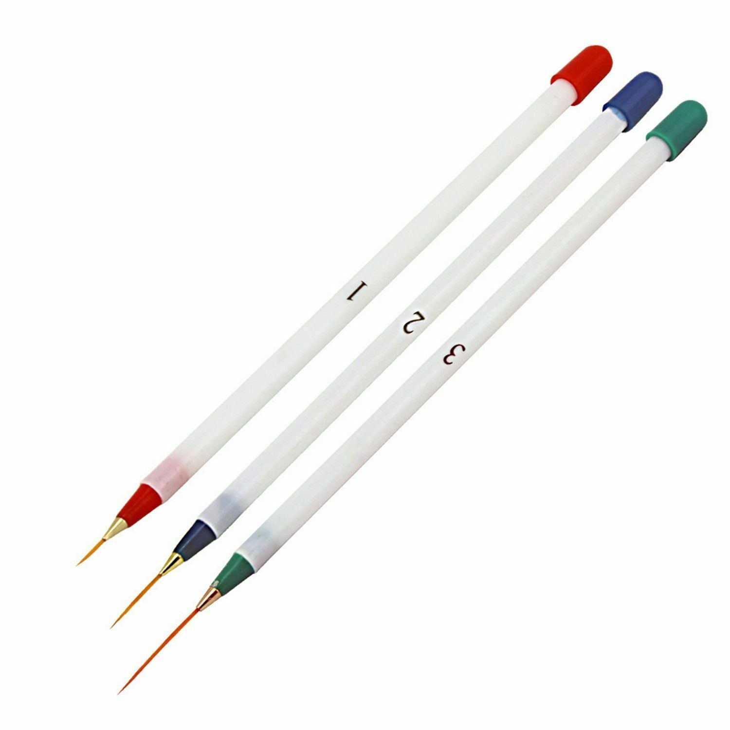 French Line Stripe Drawing Pen Manicure Tools With Wooden Handle Nail Art Brush