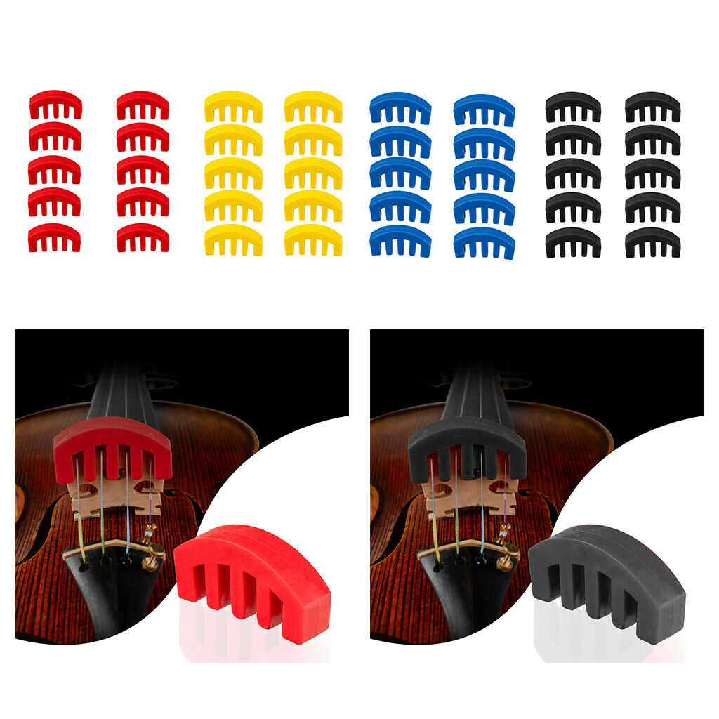 Violin Mute Kit Violin Mute   Violin Mute for Violino Beginners Red