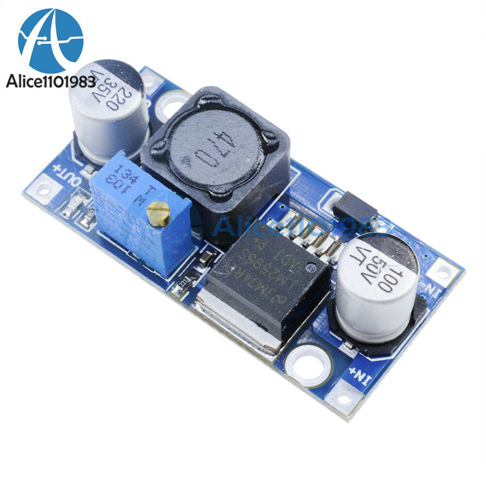DC-DC Buck Converter Step Down Module LM2596 Power Supply Output 1.25V-35V