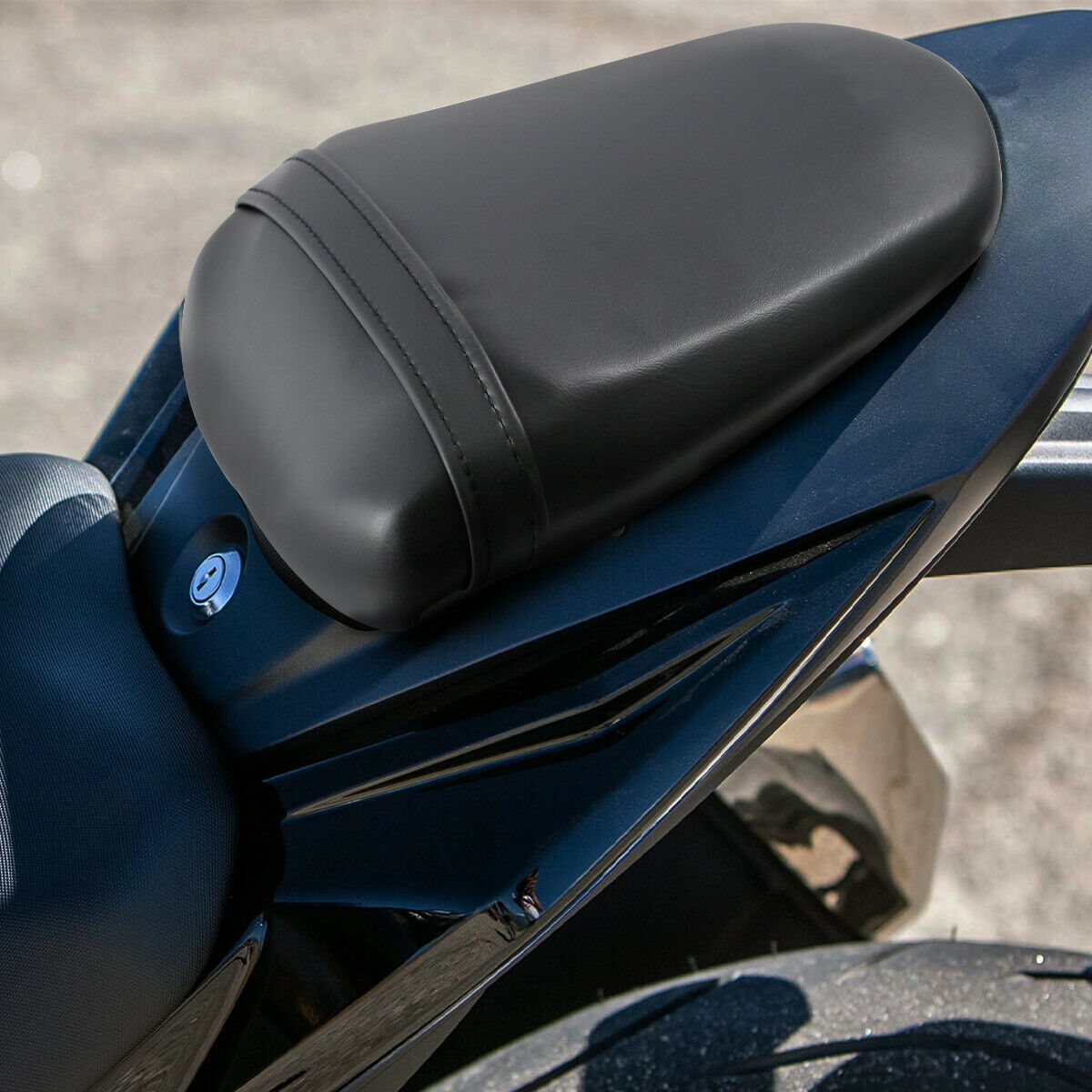 Black Rear Passenger Seat Cover Pillion For Suzuki GSX750s 2018-2019