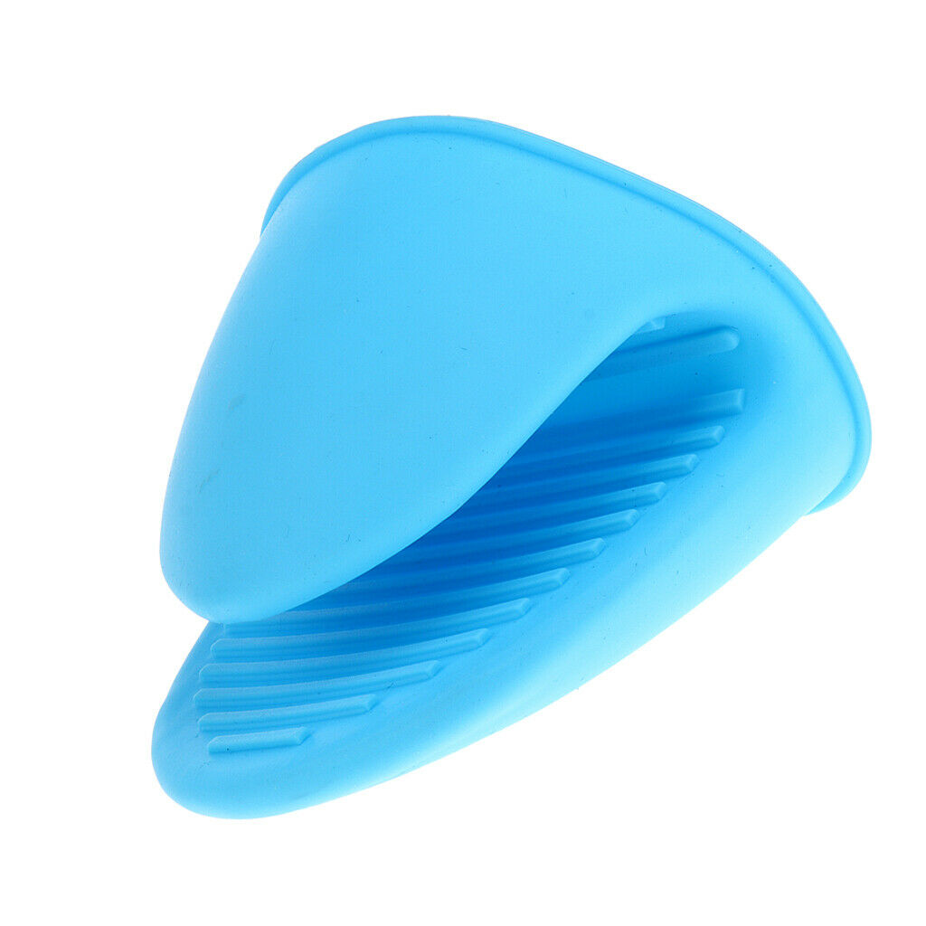 Silicone Hot Pot Holder Oven Glove Mini Oven Mitt Outdoor Cooking Pinch Grip