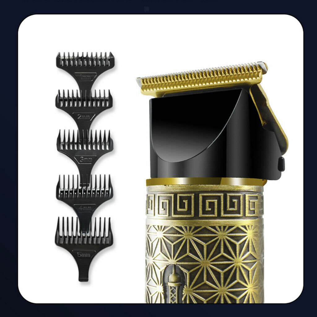 Metal Professional Cordless Trimmer Portable Hair Clipper for Men Barber
