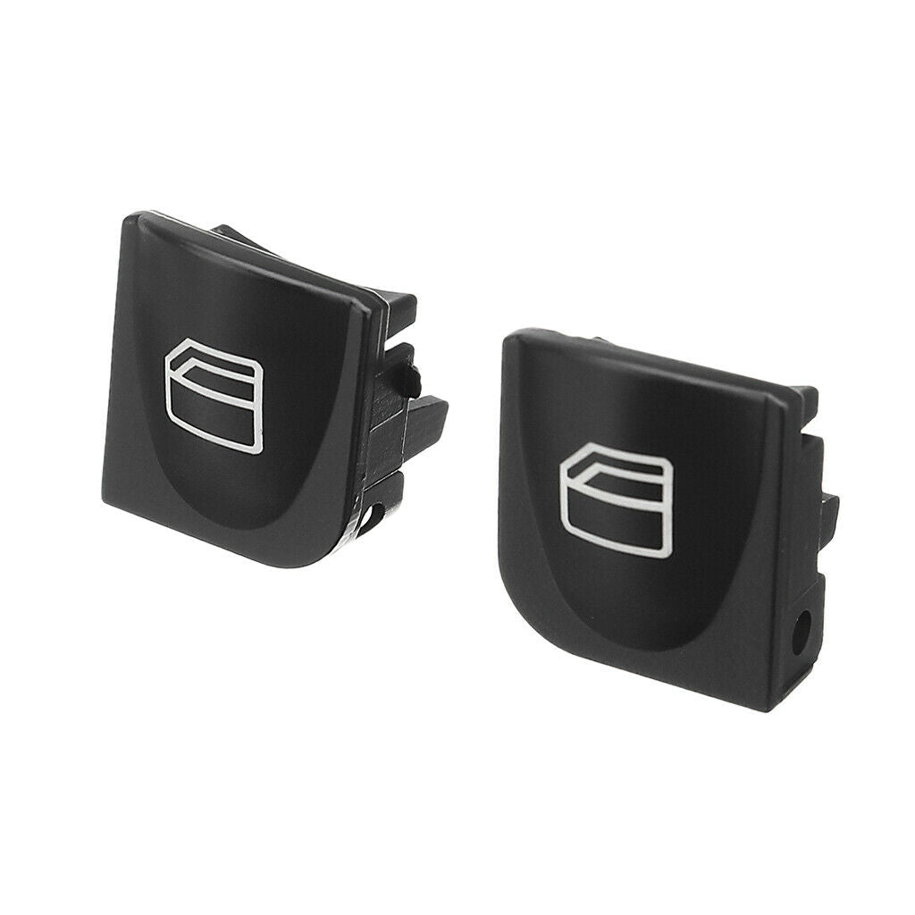2pcs Power Window Switch Console Cover Caps for Mercedes W203 C-CLASS C320