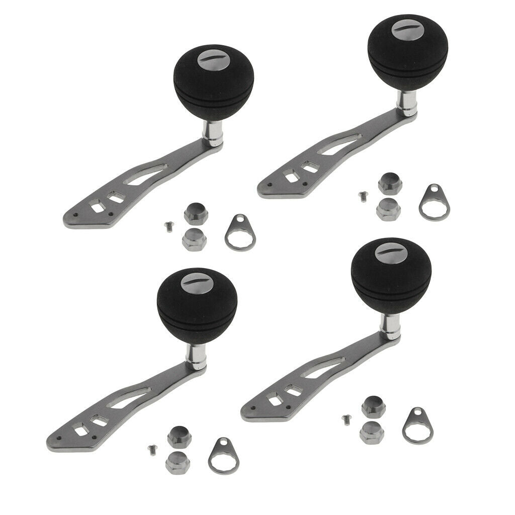 Prettyia       4pcs       Fishing       Reel       Handle       EVA       Oval