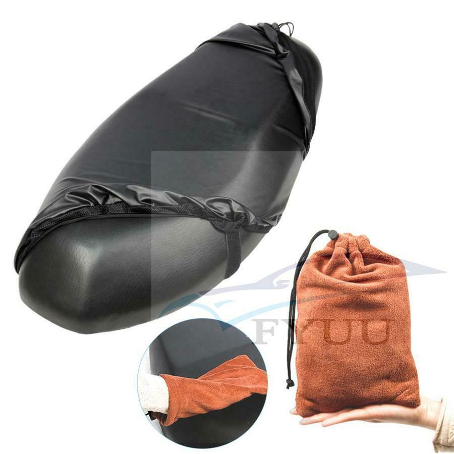 1x L SIZE Motorcycle Seat Cover Dust UV Motorbike Scooter Seat Cushion Protector