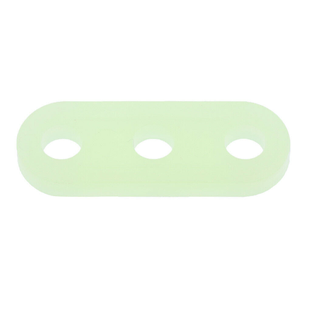 10 Pieces Plastic Guyline Adjusters with 3 Holes, Visible at Night Reflective