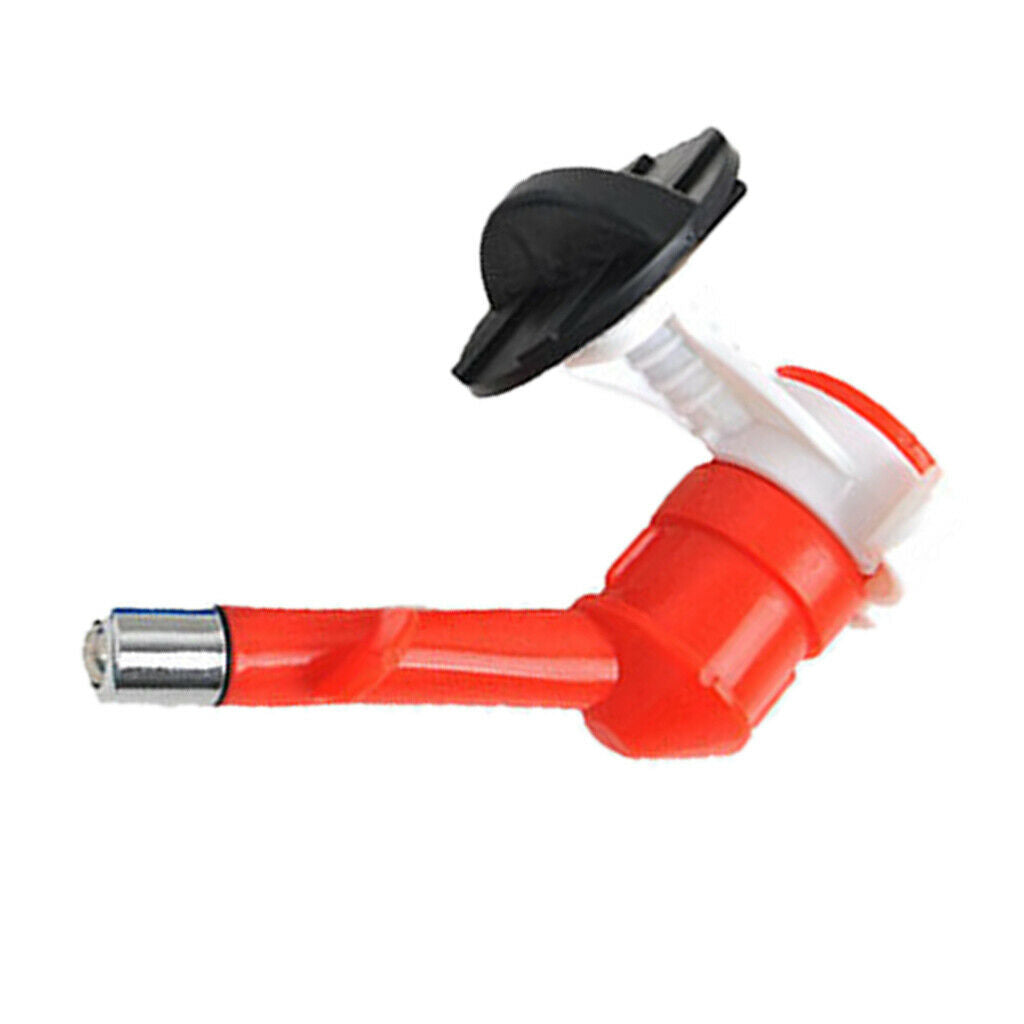 Water Drinker Bottle Dispenser Feeder Fountain Head for Pet Cat Dog  Red