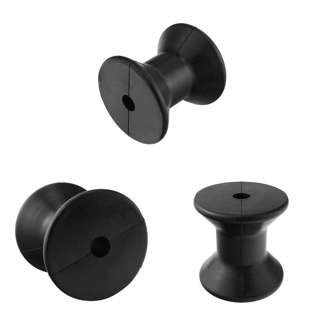 3 Pieces High Quality Anti-UV 3 Inch Bow Stop Roller Boat Yacht Accessories