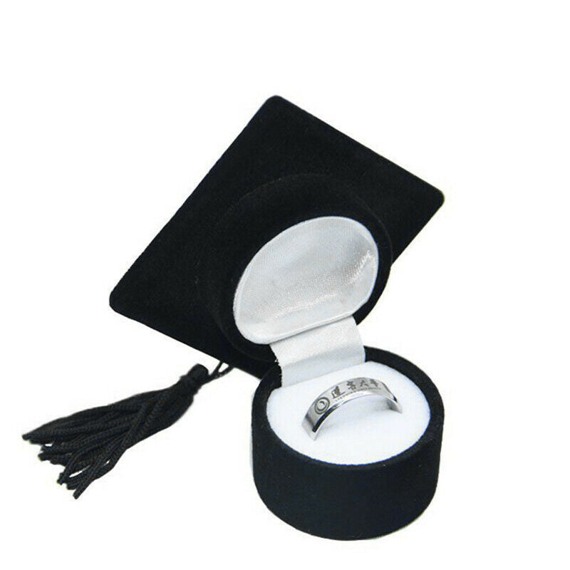 Ring Earring Jewelry Storage Wedding Earring Necklace Box Graduation gi.l8