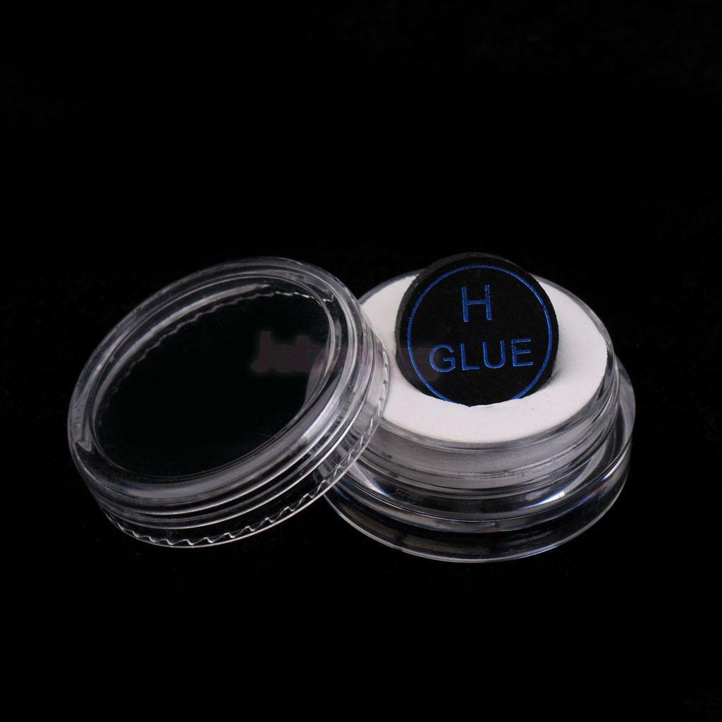 13mm Pro Pigskin Snooker or Pool Cue Tips Black - Hard