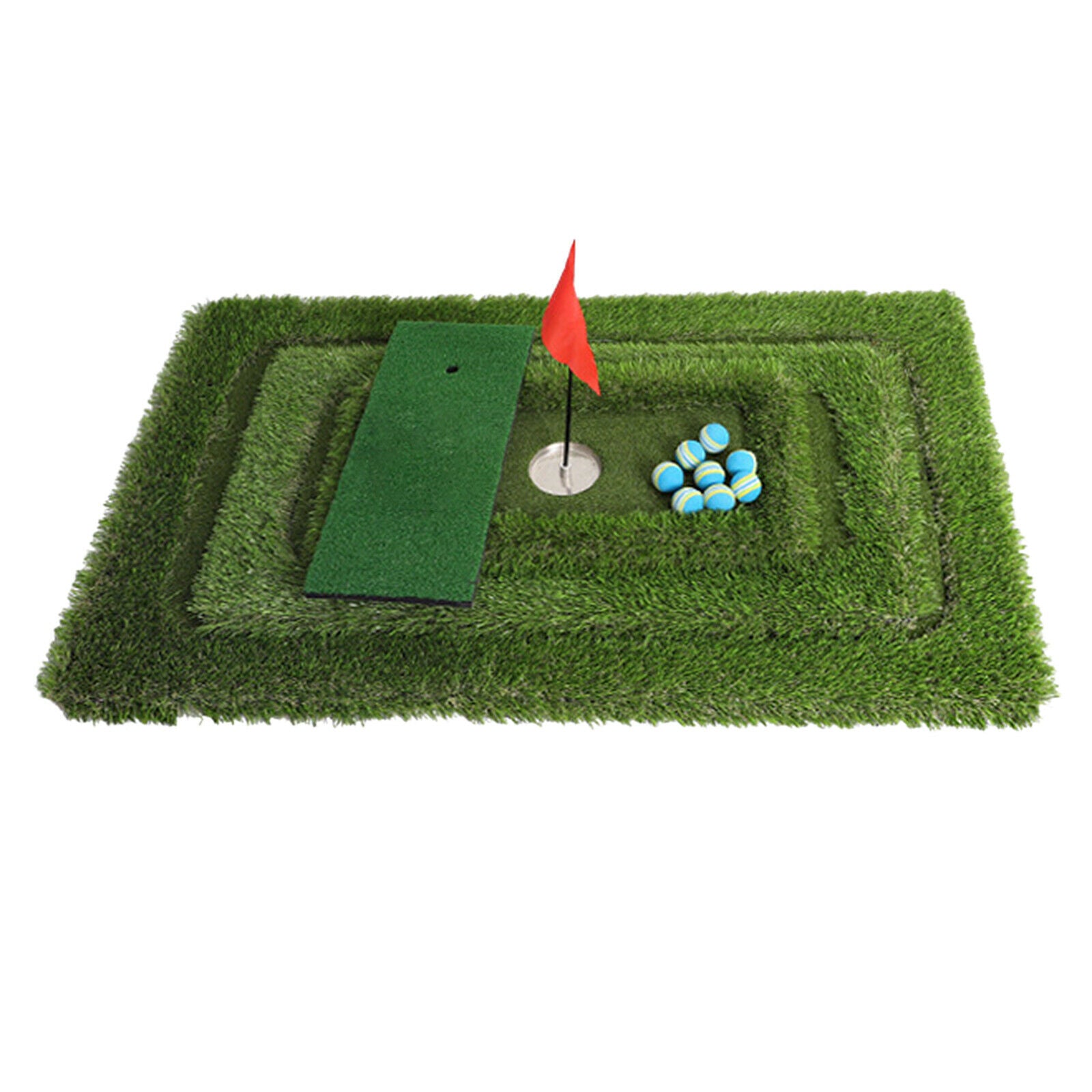 Floating Golf Green Backyard Indoor House Practice Mats for Pools & Ponds,