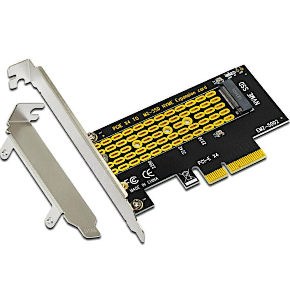 M.2 NGFF M-Key to Desktop PCIe x4 NVMe SSD Adapter Card 2242 2280 PCB Design!