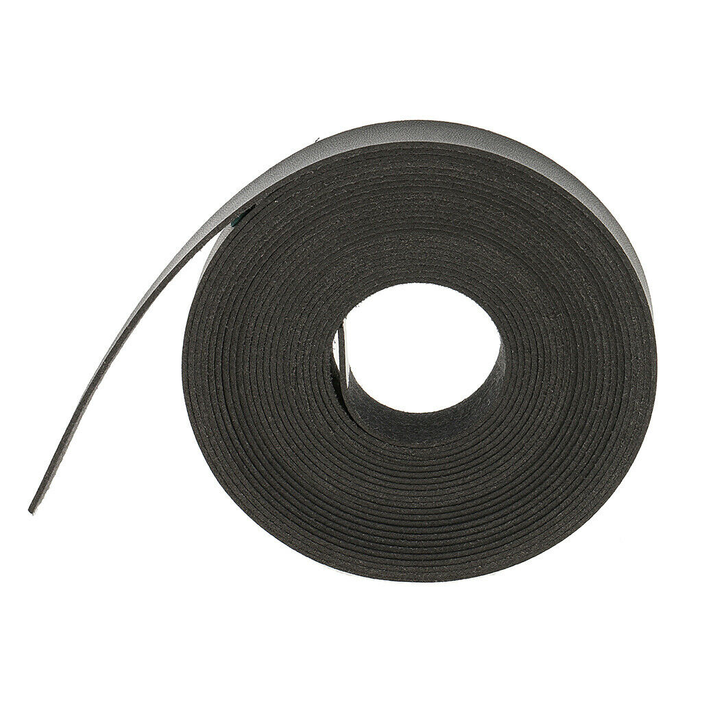 5 Meters 20mm PU Leather Strap Strip Leathercraft DIY Belt Bag Handle Black