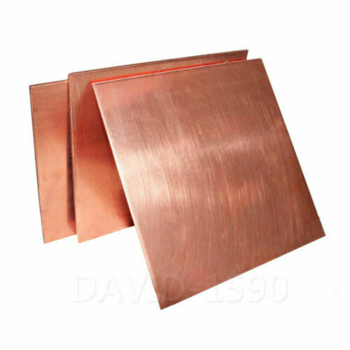 0.5 x 150 x 150mm 99.9% T2 Pure Copper Cu Metal Sheet Plate 1pcs