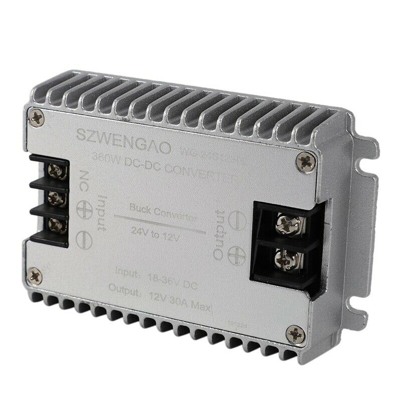 Szwengao 24V to 12V 30A 360W Voltage Regulator DC-DC  Converter Power Supply fU9