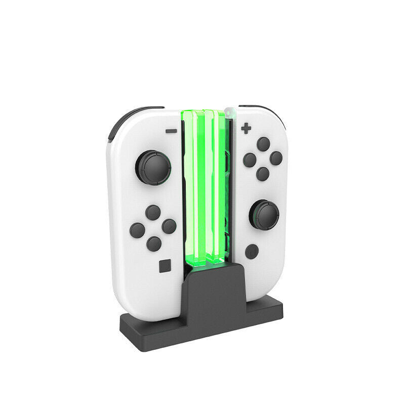 For NS Switch OLED 2 Controller Charger LED Indicator Charging Dock Station