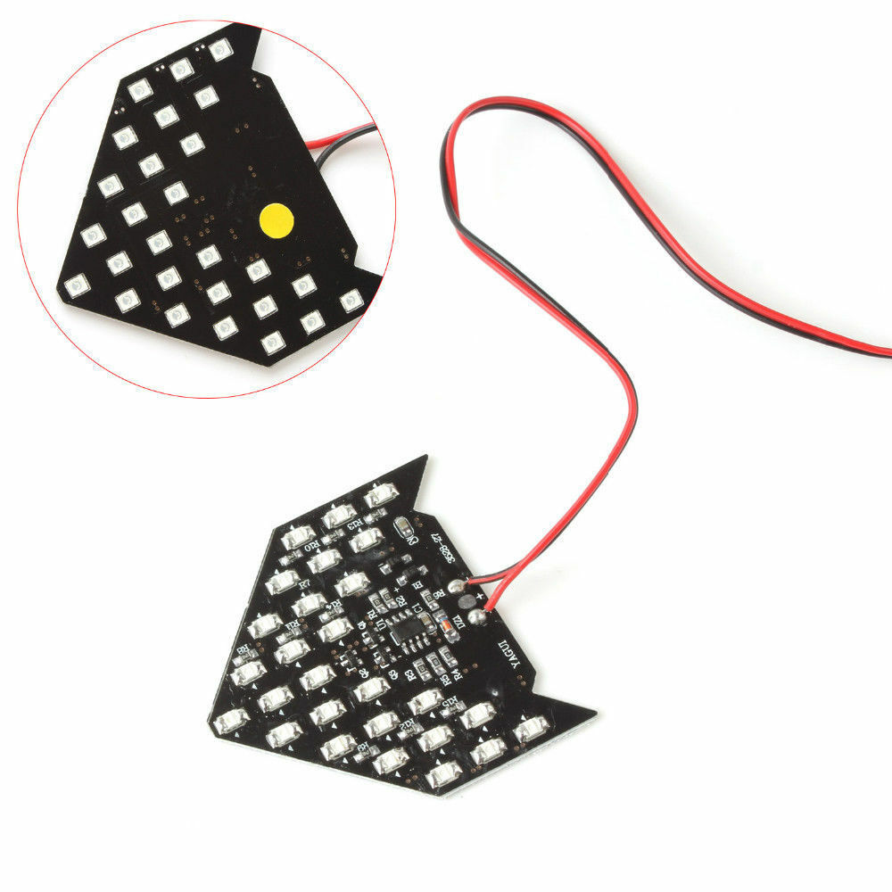 2 Super Red 33-SMD Sequential LED Arrows for Car Side Mirror Turn Signal Lights
