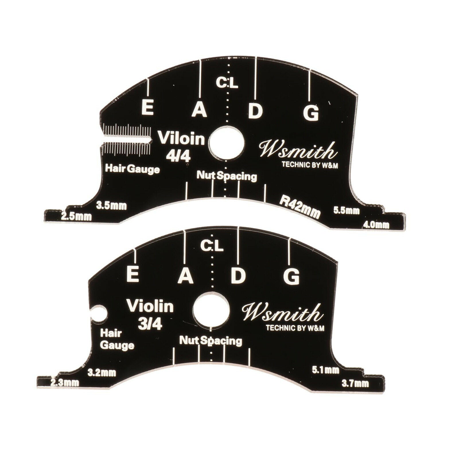 Violin Bridge Multifunction Fingerboard Mold Scraper Template Reference Leveling