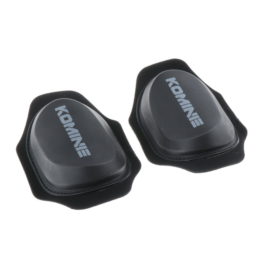 Motorcycle Motorbike Knee Sliders Track Race Motorbike Knee Pads, Black