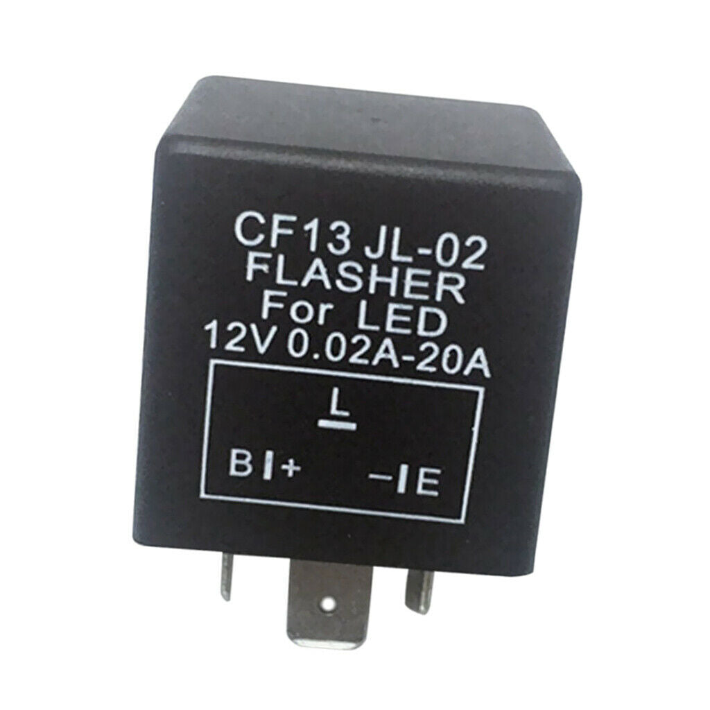 3 Pin Electronic LED Flasher Relay CF13 JL-02 Fix Turn Signal Blink Flash