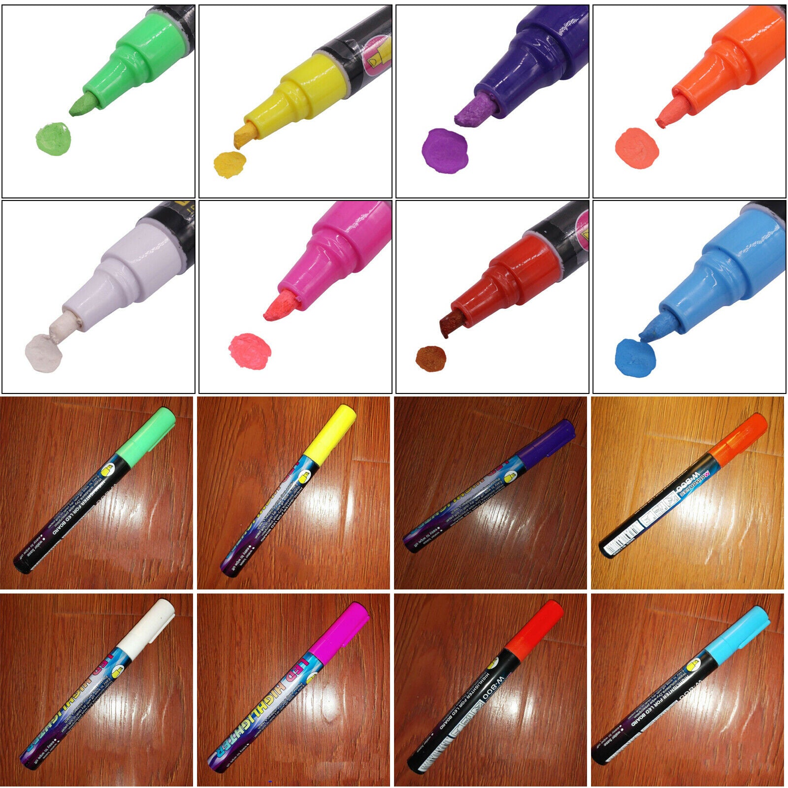 8x Queen Bee Marking Kit Identification Marker Pen Marking Beekeeping Tool