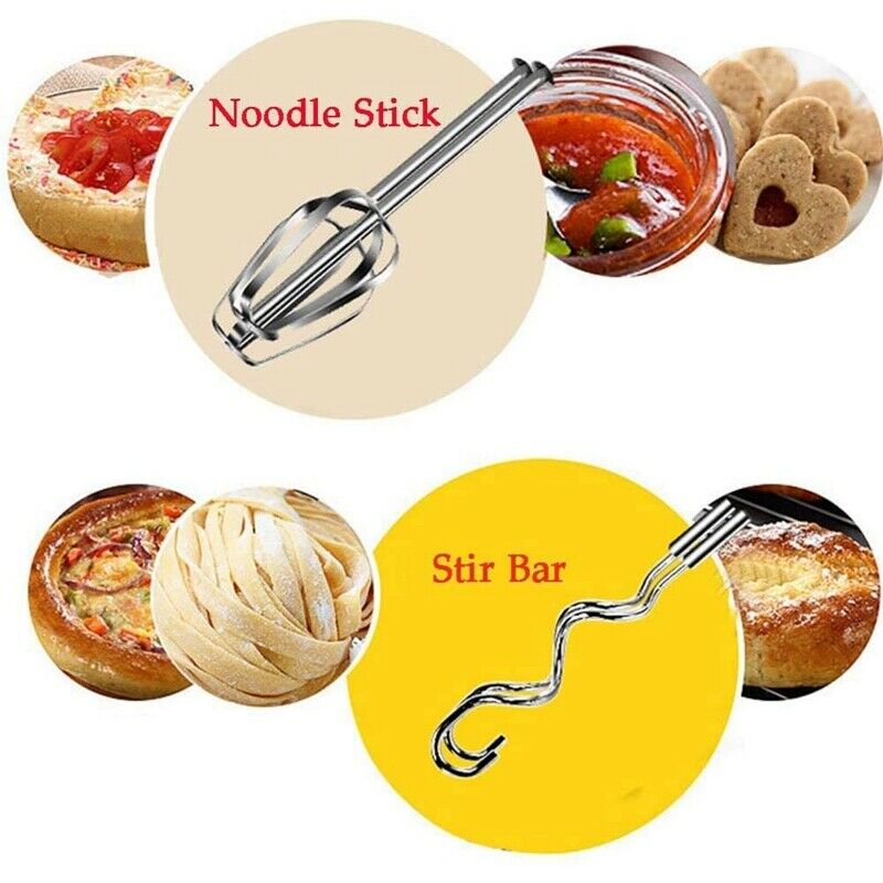Hand Mixer Electric Whisk with 5 - Speed Adjustment Function Food Stand Mix K4Q7