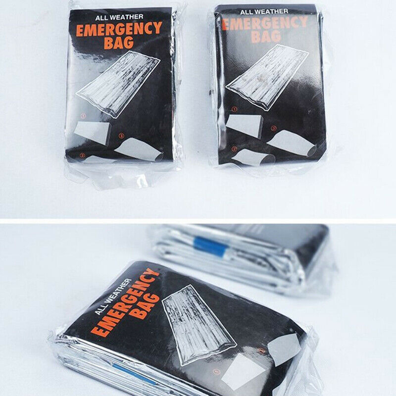 Emergency Sleeping Bag Waterproof Rescue Thermal First Aid Blanket CampiY.l8