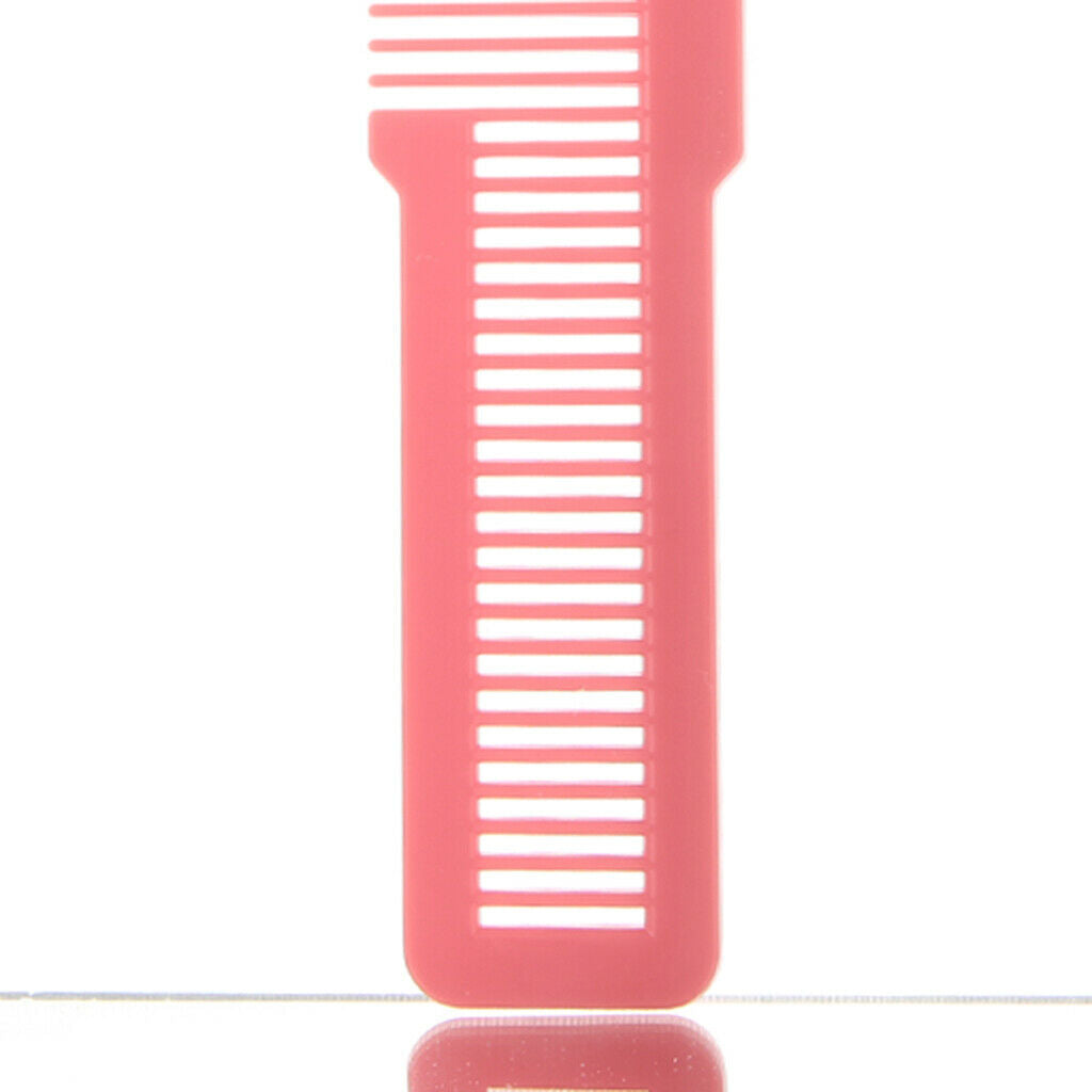 6Pcs Barber's Flattop Hair Clipper Cutting Combs Static Free Hairdressing