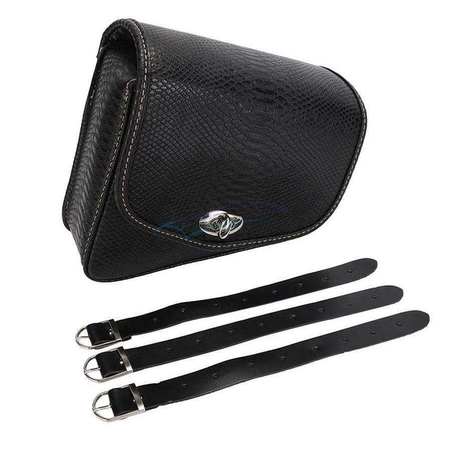 1 Piece Weatherproof PU Leather Right Side Motorcycle Trim Storage Saddle Bag