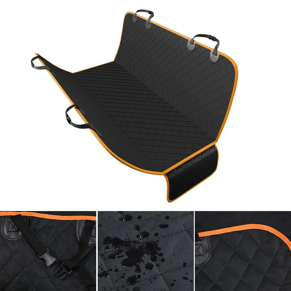 Dog Car Seat Cover Waterproof Pet Carrier Car Backseat Protector Travel Mat @