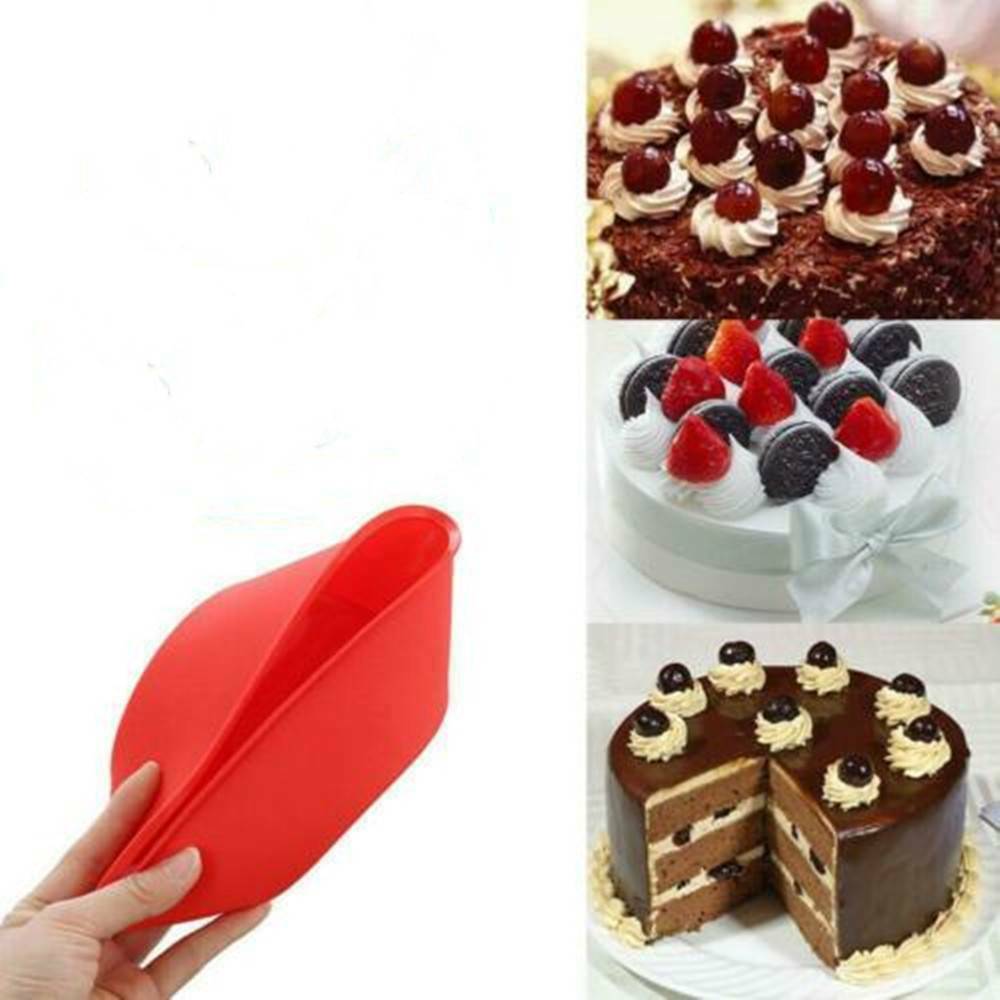 4" Silicone Round Bread Mold Cake Pan Muffin Mould Bakeware Baking Tray Tool Red