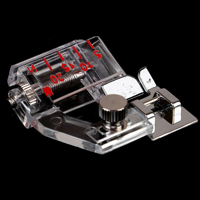 Adjustable Bias Tape Snap Binder Foot Sewing Machine Part Presser Fe.l8