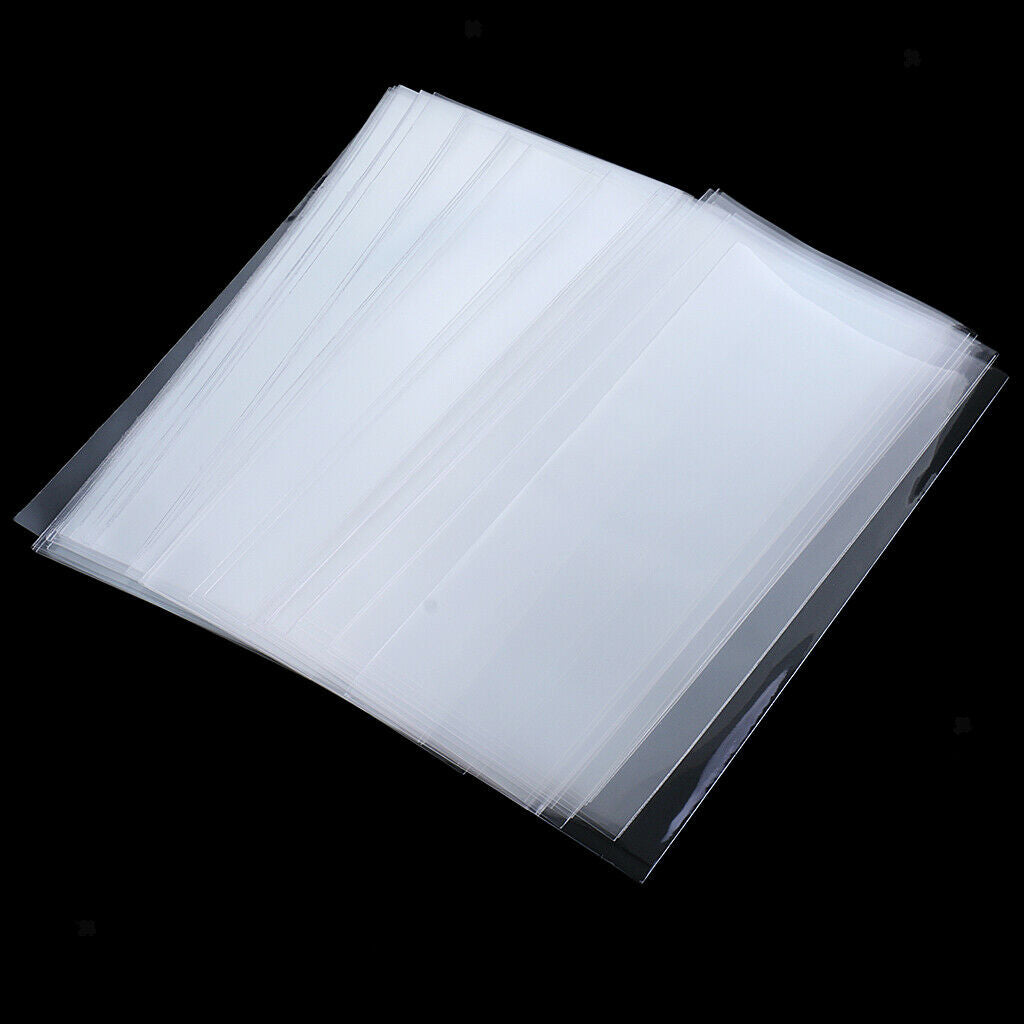 100x Paper Money Collection Bag Bill Note Stamp Holder 2 Size for Collector