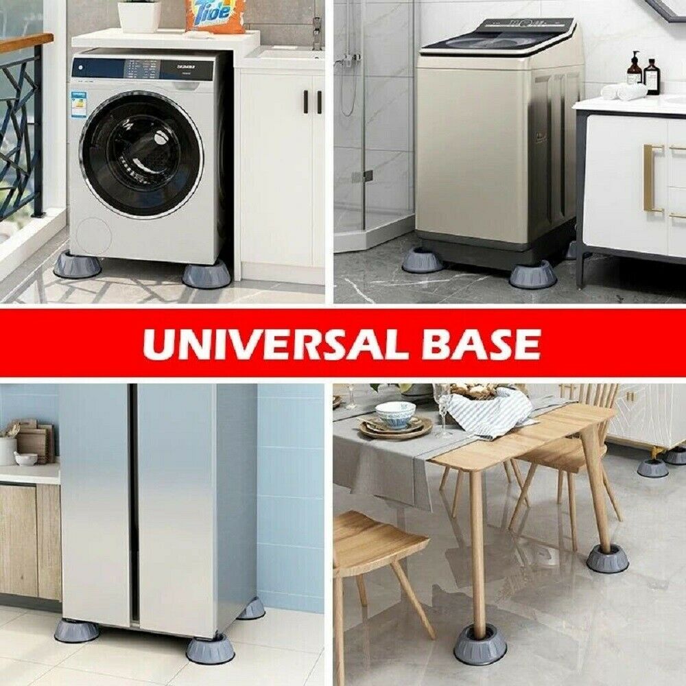 4PCS Washing Machine Support Pads Anti Vibration Leg Stopper Foot Pad Feet Pads