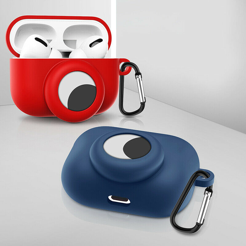 2 in 1 Soft Silicone For AirTag Cases For AirPods Earphones Prevention CaseBDAU