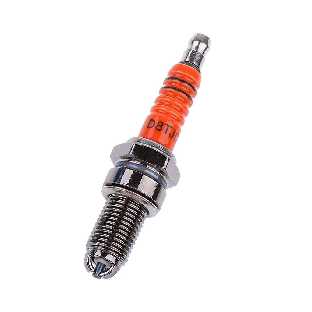 4pieces D8TJC 3-Electrode Spark Plug for CG 125/150/200/250cc Moped Scooter