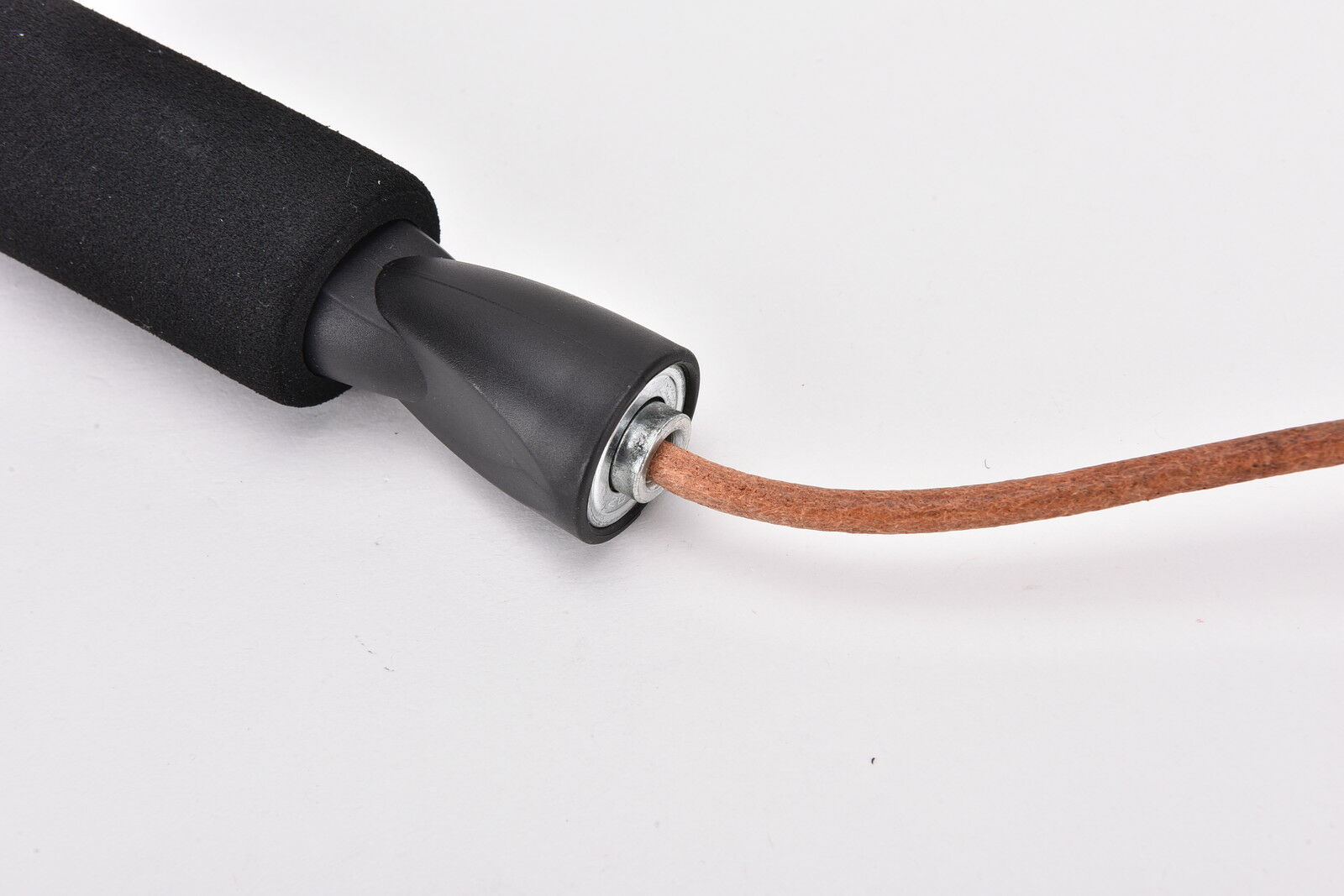 Leather Skipping Speed Rope Adjustable Weighted Boxing Jump Gym Exercise N uuJDD
